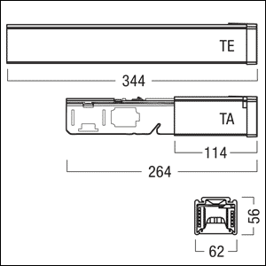 Zumtobel Group Einspeisung si TECTON TE SR - 22065855