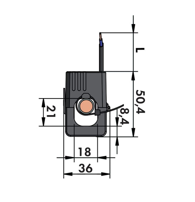WAGO GmbH &amp; Co. KG Kabelumbau-Stromwandler 75A/1A 0,2VA Kl.3 855-3001/075-003