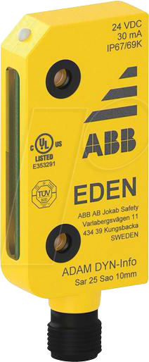ABB Stotz S&amp;J Unfallschutzsnsor IP69K Adam DYN-Info M12-5 - 2TLA020051R5100