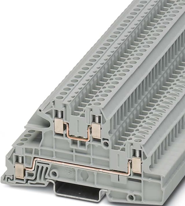 Phoenix Contact Installationsetagenklemme 0,2-4qmm 5,2mm gr UTI 2,5-L/L - 3076031