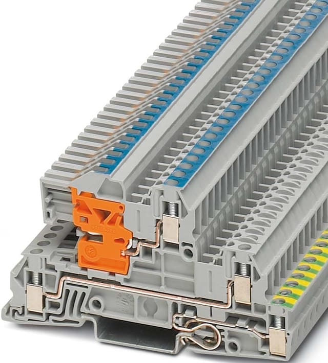 Phoenix Contact Installationsetagenklemme 0,2-4qmm 5,2mm gr UTI 2,5-PE/L/NT - 3076028
