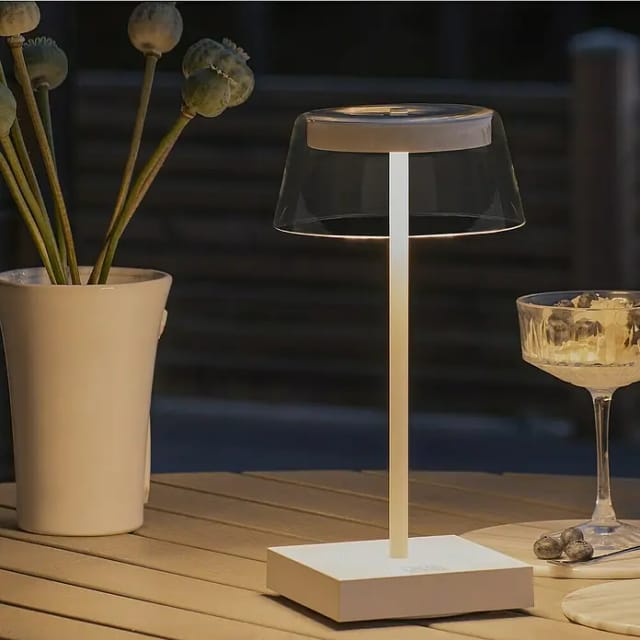 Gnosjö Konstsmide AL LED-Tischleuchte weiß 7816-250