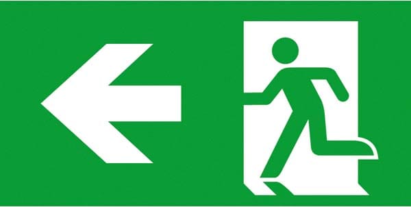 Ceag Notlichtsysteme Piktogrammscheibe 1-seitig PL 40071354130