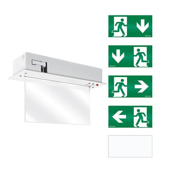 ESYLUX LED-Rettungszeichenleuchte 3h, 25m SLCEL LED#EN10031601