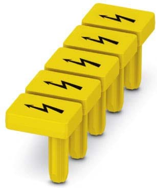 Phoenix Contact Warnschild ge/sw, 5,2mm WS PT 2,5 - 1029026