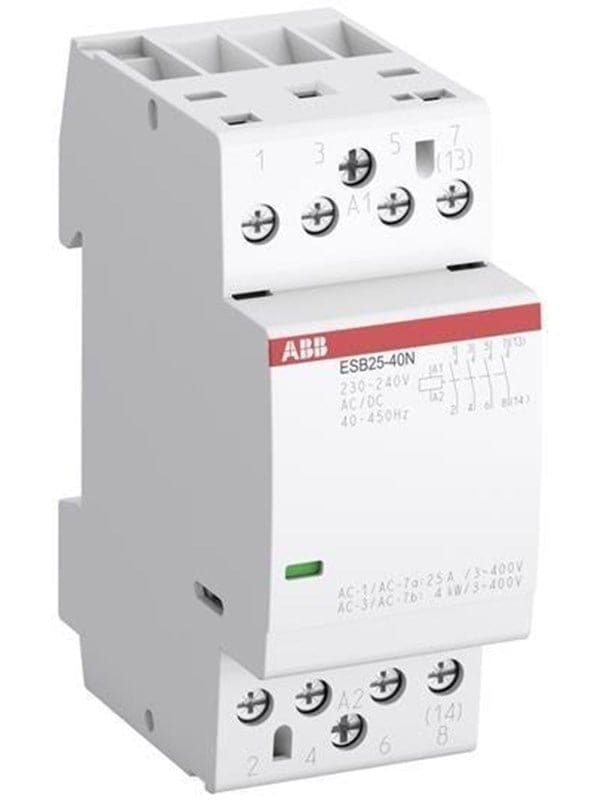 ABB Stotz S&amp;J Installationsschütz 25A 230V AC/DC ESB25-40N-06 - 1SAE231111R0640