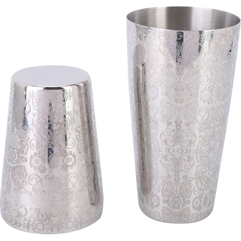 Cocktailshaker-set Aus Edelstahl 304, Boston-stil, Silbernes Barkeeper-werkzeug