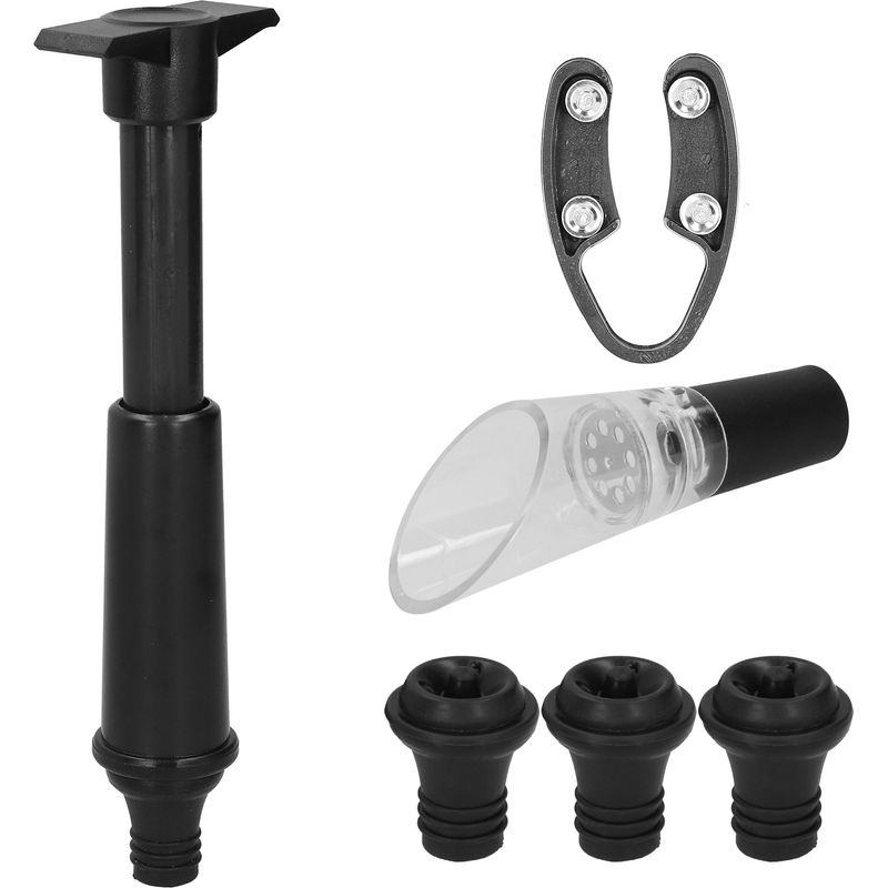 Wiederverwendbarer Silikon-weinstopper Mit Vakuumpumpe, Barzubehör