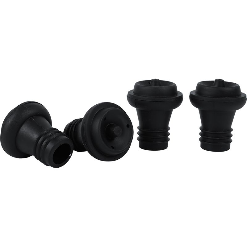 Set Mit 4 Wiederverwendbaren Vakuumpumpenverschlüssen, Schutzhüllen Für Rotwein- Und Champagnerflaschen, Neu
