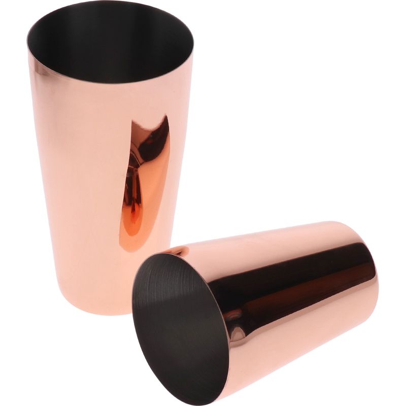 Boston-shaker Aus Edelstahl Für Cocktails Und Weine, Ideal Zum Mixen Und Zubereiten Von Getränken. Barkeeper-accessoire. Farbe: Roségold.