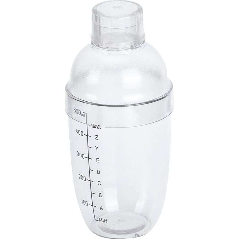 Cocktailshaker Aus Kunststoff Mit Messmarkierungen, Teekanne, Saft- Und Weinglas, Ideal Für Zuhause Oder Die Hausbar (530 Ml). Auch Für Milch, Saft Und Wein Geeignet.