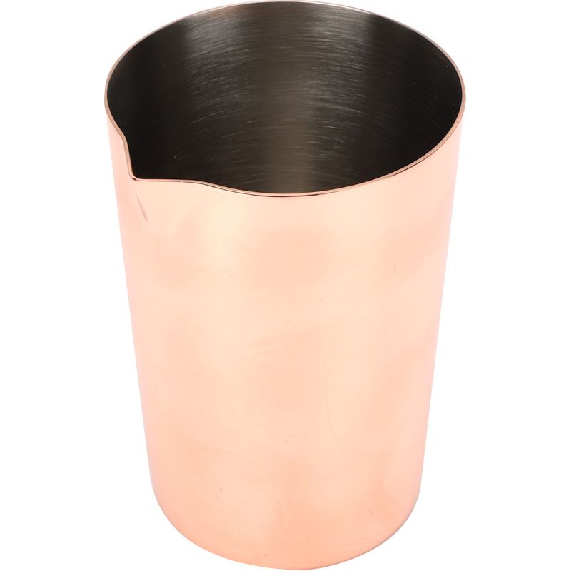 500-ml-cocktailbecher Aus Edelstahl (304), Ideal Zum Mixen Von Wein Und Servieren Von Cocktails. Perfektes Accessoire Für Bars Und Partys. Farbe: Roségold.