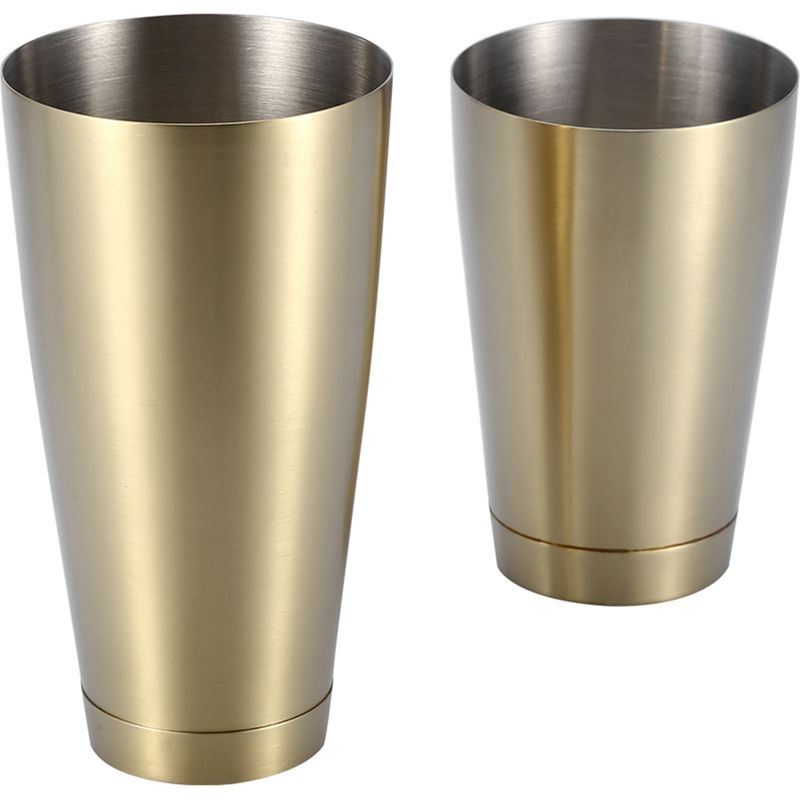 Robuster Und Langlebiger Cocktailshaker Aus Edelstahl, Bar- Und Küchenutensil (gold-titan)