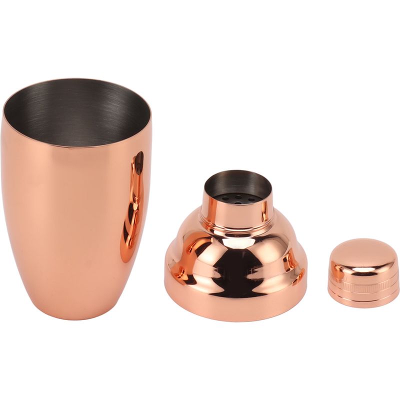 Rostfreier Cocktailshaker Aus Edelstahl, Ideal Zum Kochen, Für Cocktails Und Milchtee, Roségoldene Farbe.
