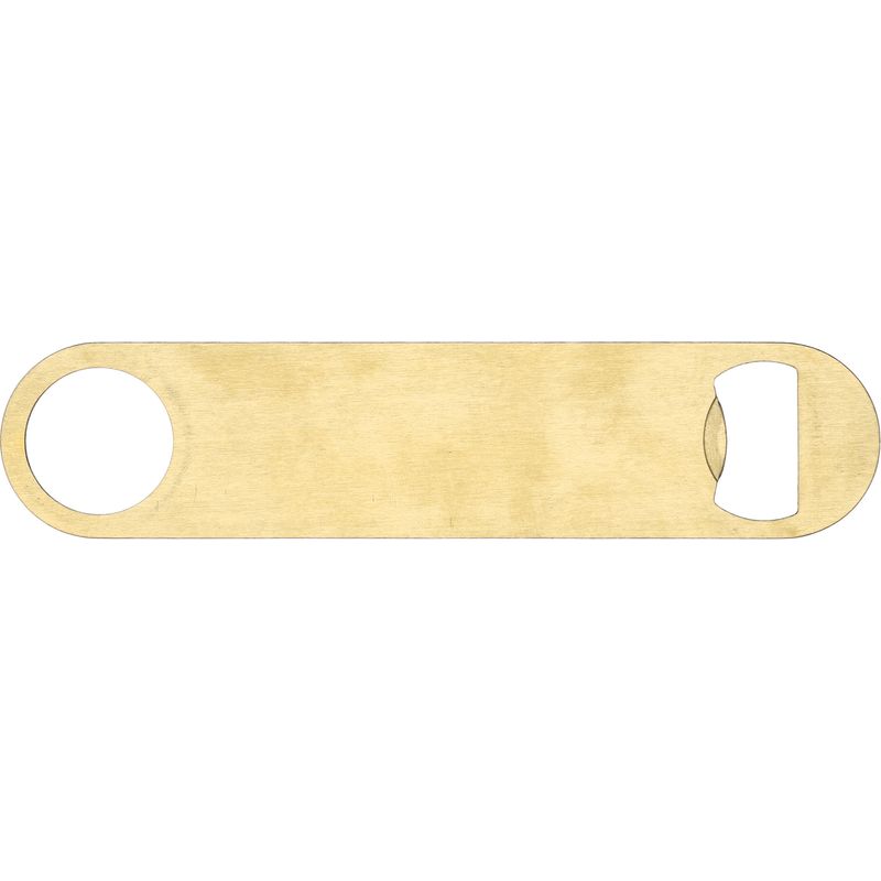 Dickwandiger Flaschenöffner Aus Edelstahl Für Barkeeper Und Barpersonal, Goldfarben.
