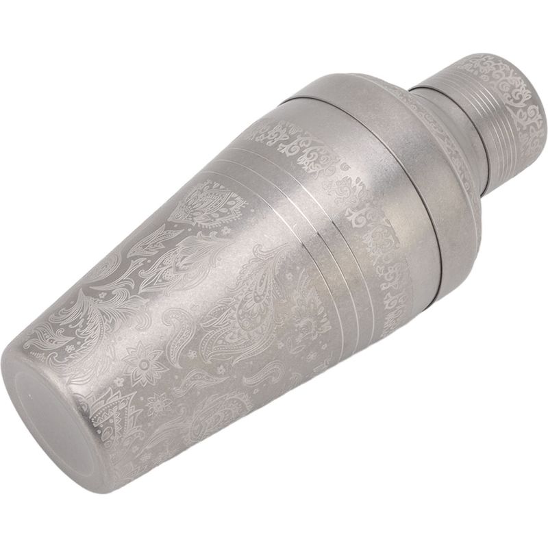 Rostbeständiger Cocktailshaker Aus Edelstahl 304, Spülmaschinenfest, Für Barkeeper, Matte Oberfläche Und Gravur Im Japanischen Stil.
