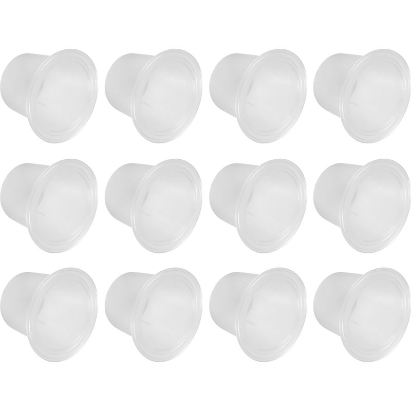 Nespresso Einweg-kaffeekapsel-set Mit Kaffeepulverfilter Und Küchenzubehör (30 Transparente Kapseln + 30 Aluminiumfolienlöffel Und Reinigungsbürste)