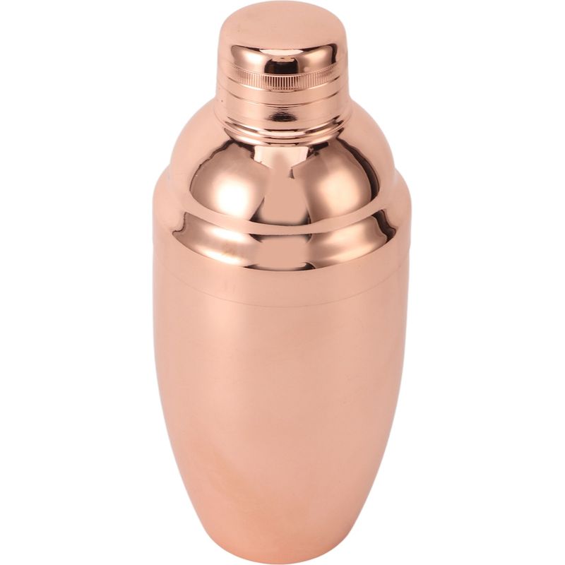 Cocktailshaker Aus Edelstahl 304, Roségoldene Oberfläche, 500 Ml, Ideal Für Bars Und Partys.