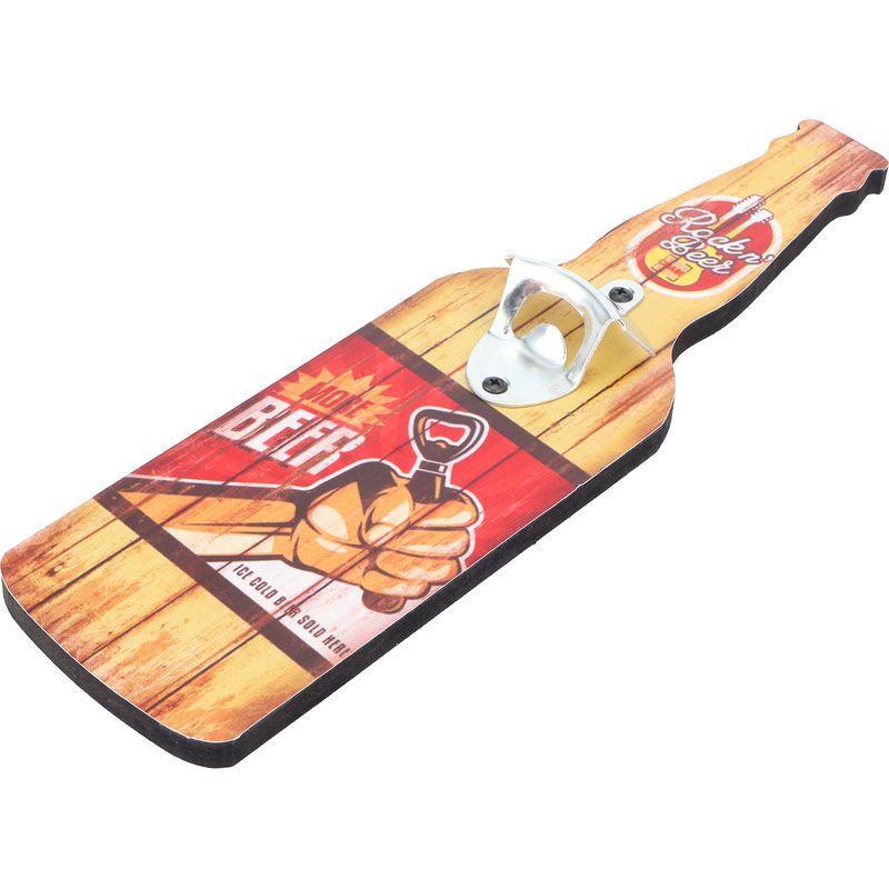 Multifunktionaler, Wandmontierter Flaschenöffner Aus Holz Im Vintage-stil, Für Kneipen Und Restaurants.