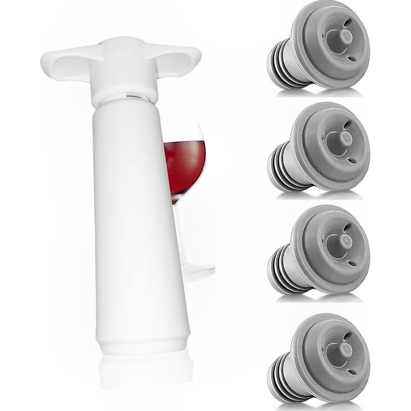 Concerto Flaschenöffner Zum Entfernen Der Luft Aus Einer Geöffneten Flasche, Praktisches Weinzubehör, Vakuum-konservierungswerkzeug, Mühelose Belüftung, Robustes Und Elegantes Modell.
