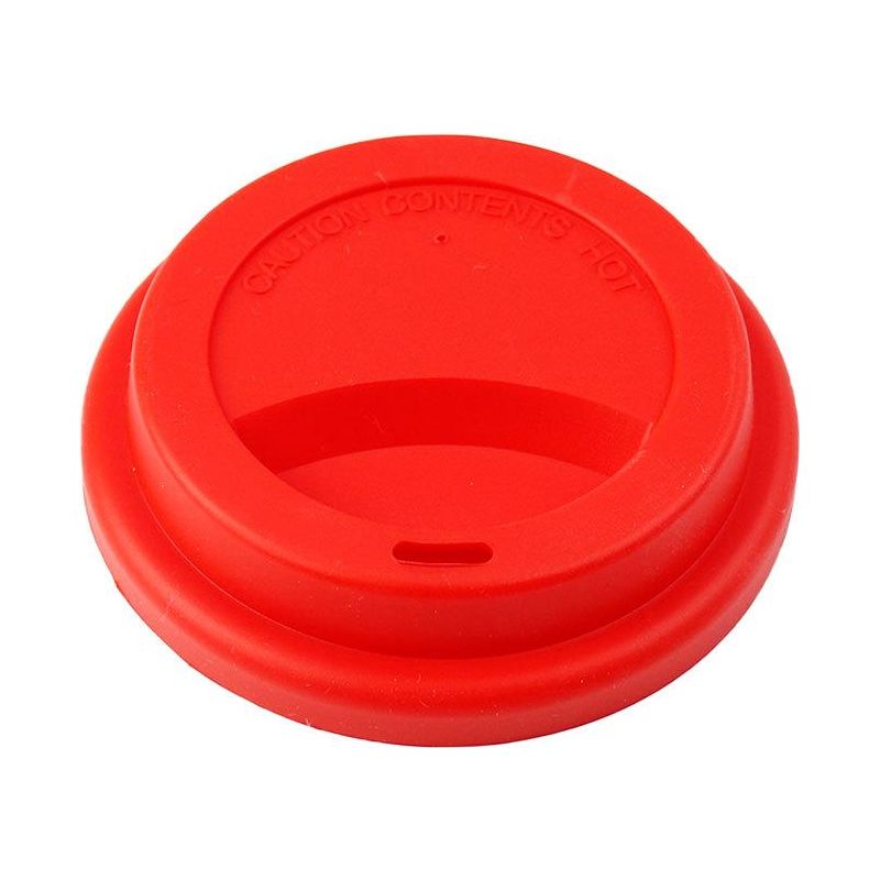 Set Mit 5 Wiederverwendbaren Silikondeckeln Für Kaffeetassen, Auslaufsichere Becherverschlüsse, Flexibles Getränkezubehör
