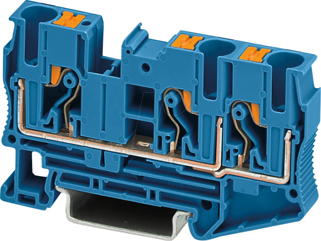 Phoenix Contact Durchgangsklemme 0,5-10qmm, AWG 20-8 PT 6-TWIN BU - 3211485