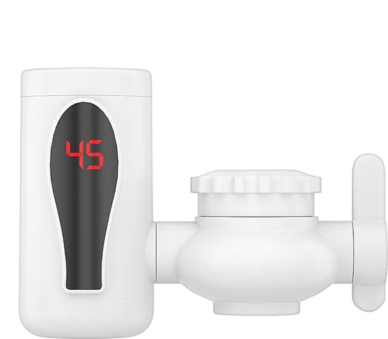 Warmwasserhahn，digitale Led-anzeige，2 Betriebsmodi，geeignet Zum Händewaschen，für Den Außenbereich