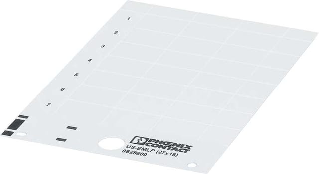 Phoenix Contact Kunststoffschild US-EMLP (85,6X54) - 828806