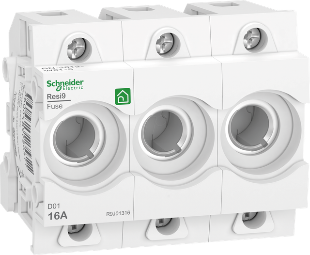 Schneider Electric Neozed Sicherungssockel 3P, 16A, 400V R9J01316