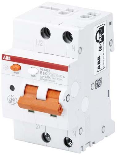 ABB Stotz S&amp;J Brandschutzschalter +FI/LS B16/0,03, 6kA, 3TE DS-ARC1 B16 A30 - 2CSA255103R1165
