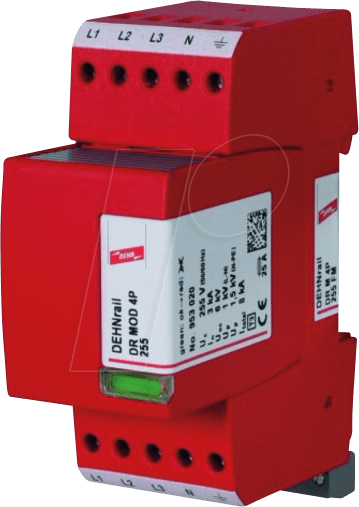 DEHN ÜS-Ableiter DEHNrail DR M 4P 255 FM - 953405