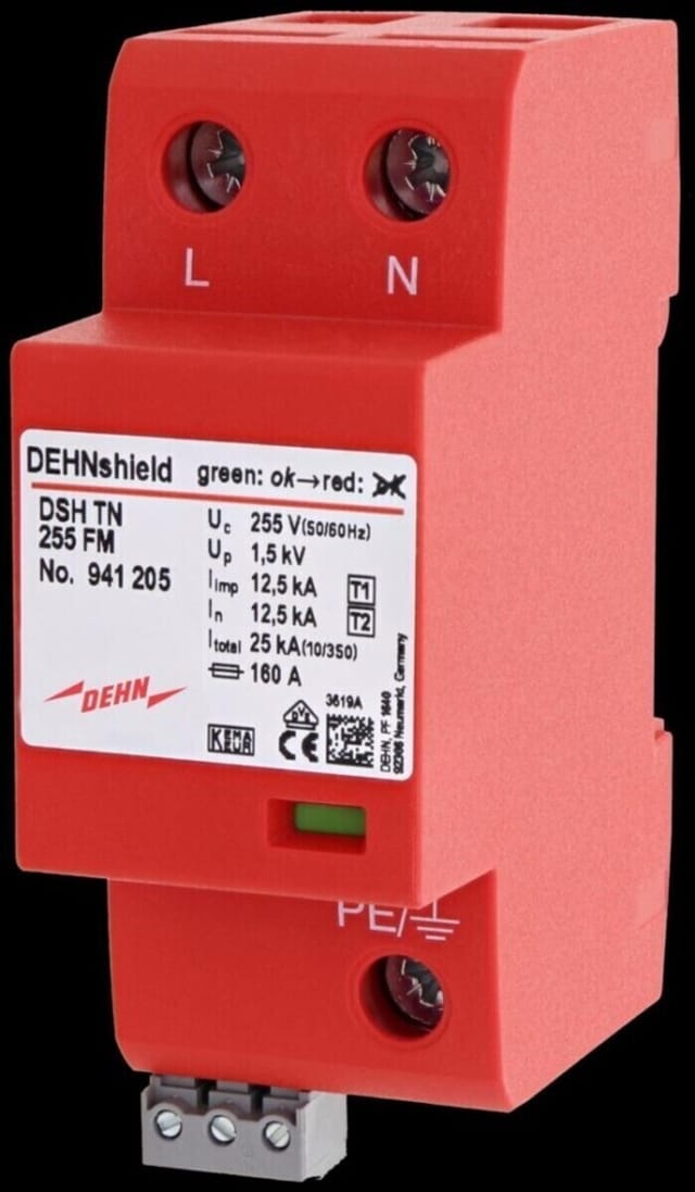 DEHN Kombiableiter DEHNshield Typ 1+2, 1-p. TN Sys DSH 255 FM - 941205