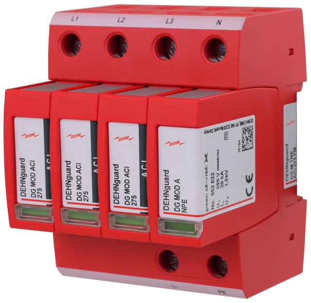 DEHN Überspannungsableiter 4-polig Uc 275V DG M TNS ACI 275 FM - 952440