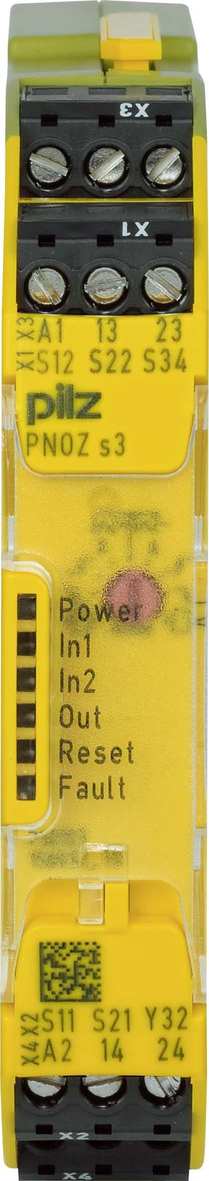 Pilz Not-Aus-Schaltgerät 24VDC 2 n/o PNOZ s3 #750103