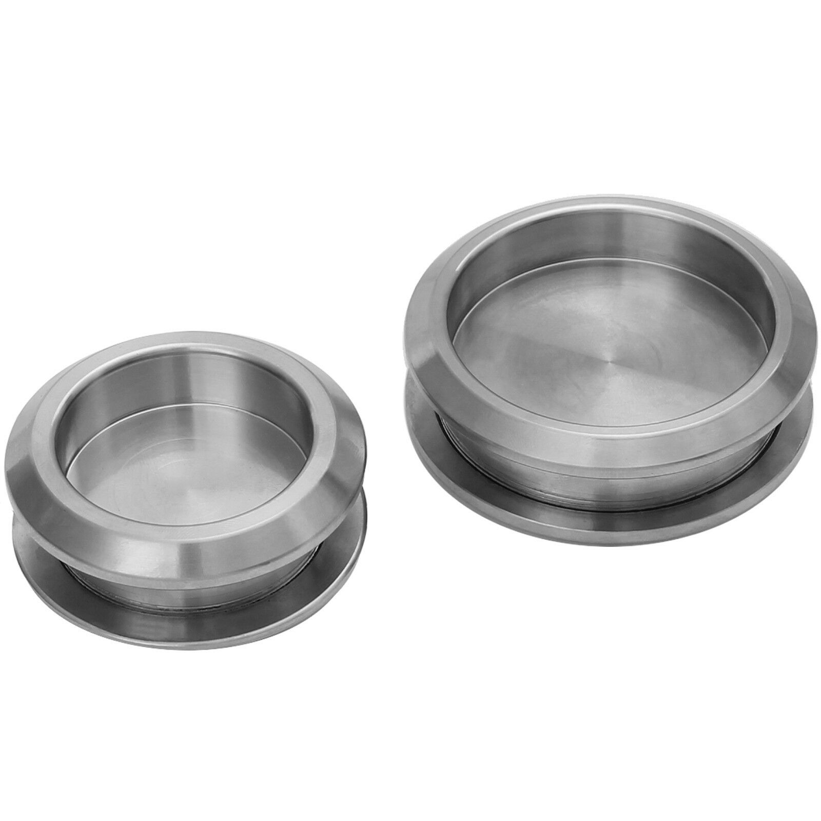 Edelstahl Griffmulde Glastür Glastürgriff Muschelgriff Griffmuschel Beschlag Ø 57 Mm