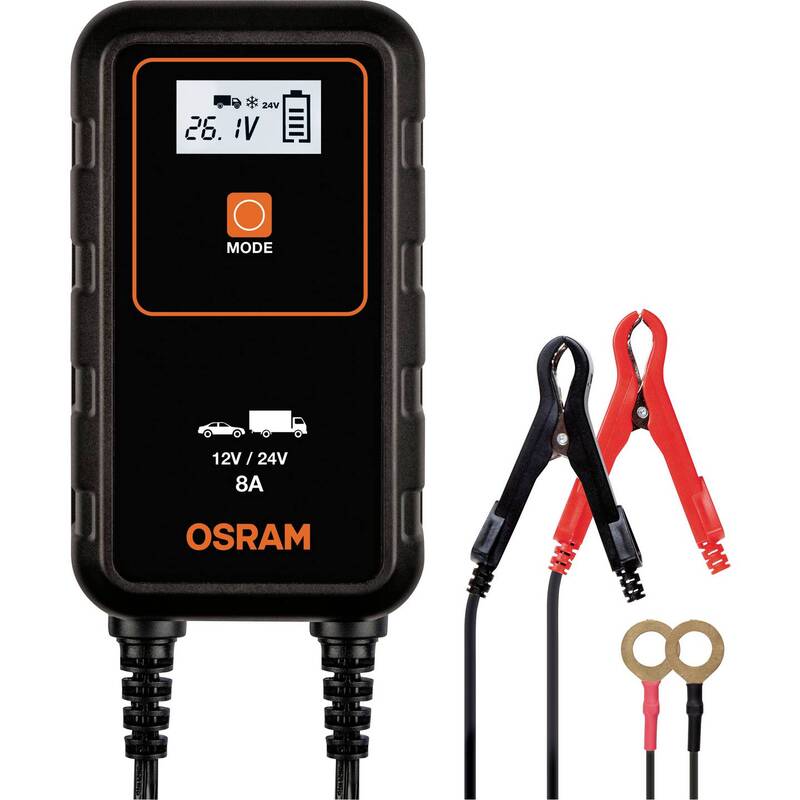[gebraucht] B-ware Osram Automotive Automatikladegerät Ladegerät 12v 24v 4a 8a Ip65 Akkutest