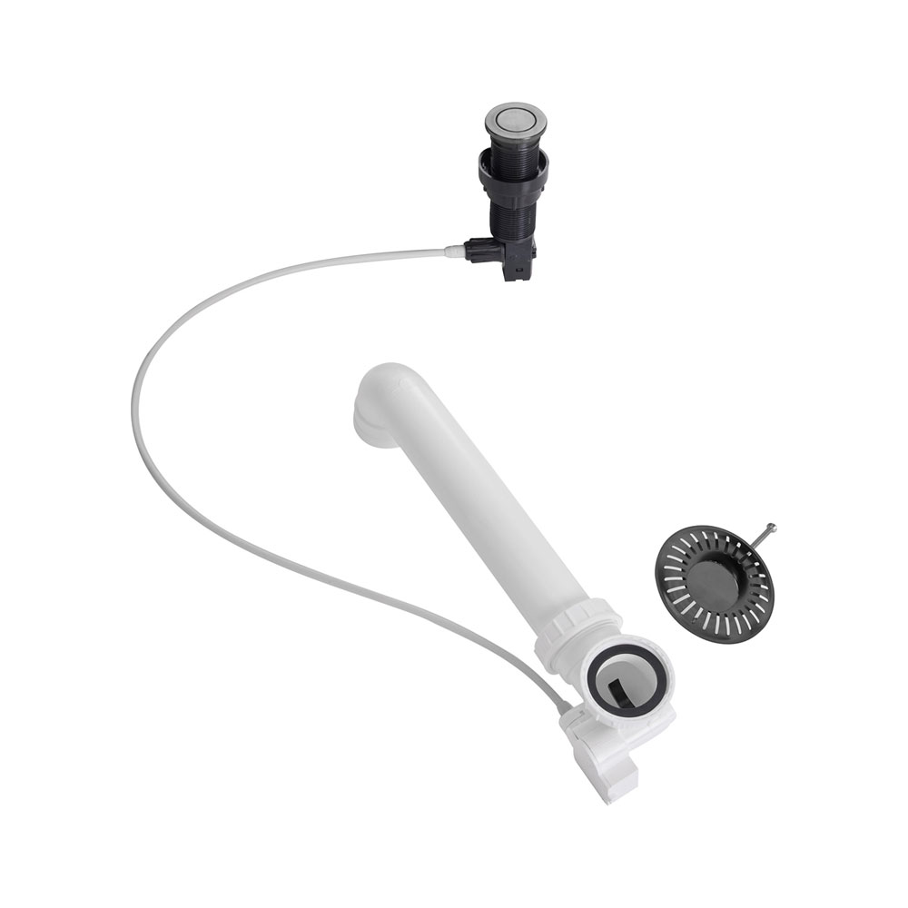 Reginox Druckknopfexzenter Gun Metal Ii