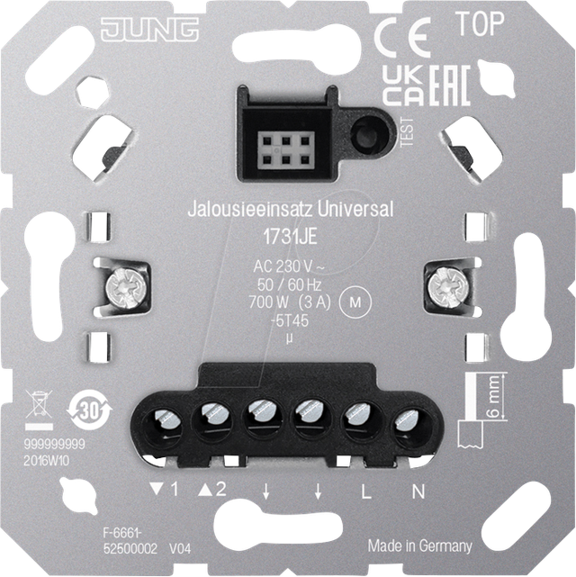 Jung Jalousieeinsatz Universal 1731 JE - 1731JE