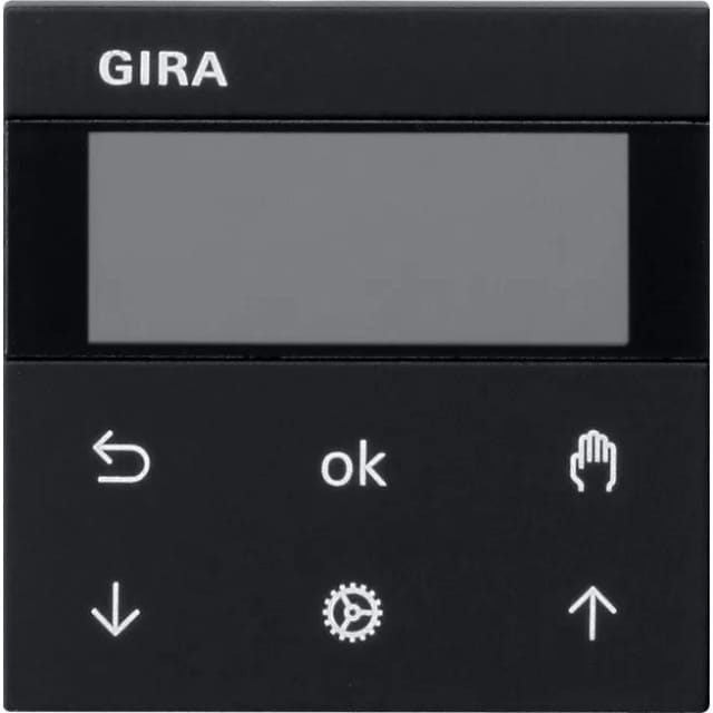 Gira Jalousie u.Schaltuhr sw S3000 Display 5366005