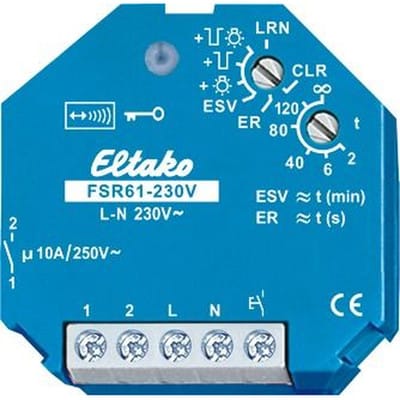 Eltako Funkaktor Stromstoßschalt. FSR61-230V - 30100005