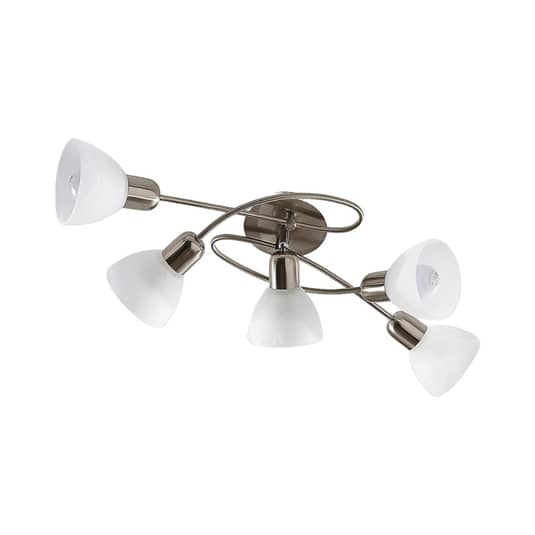 [gebraucht] B-ware Lindby Fünfflammige Led Deckenlampe Paulina Wohnraumleuchte Deckenlampe E14 Led