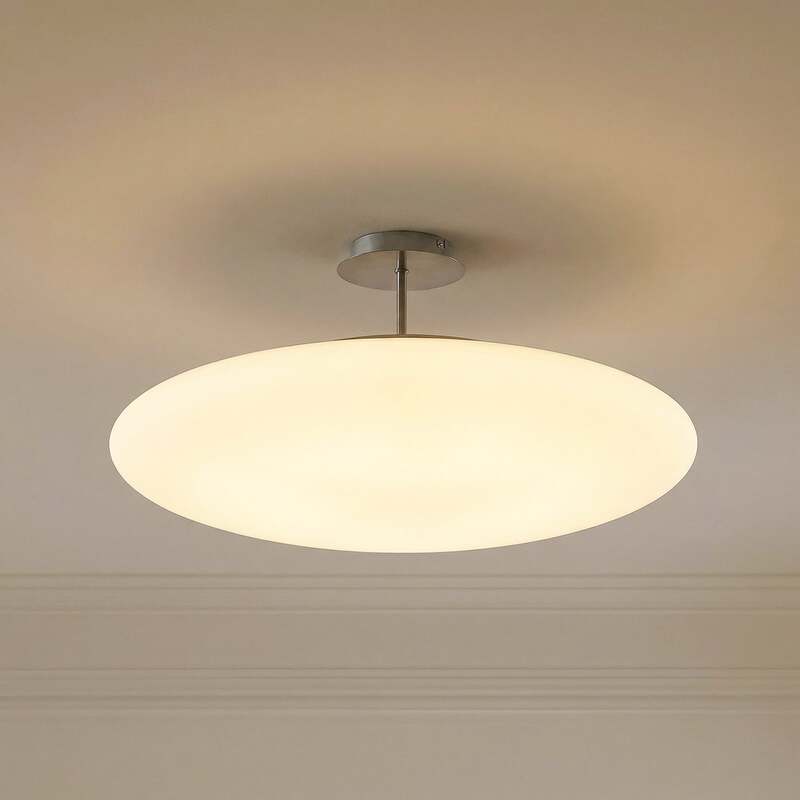 [neuwertig] B-ware Lindby Deckenleuchte Lampe Gunda Led Dimmbar Hängeleuchte Leuchte Weiß Ø48cm