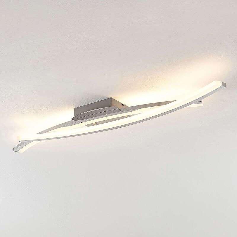 [gebraucht] B-ware Lindby Elarit Led Ceiling Light, Chrome-plated