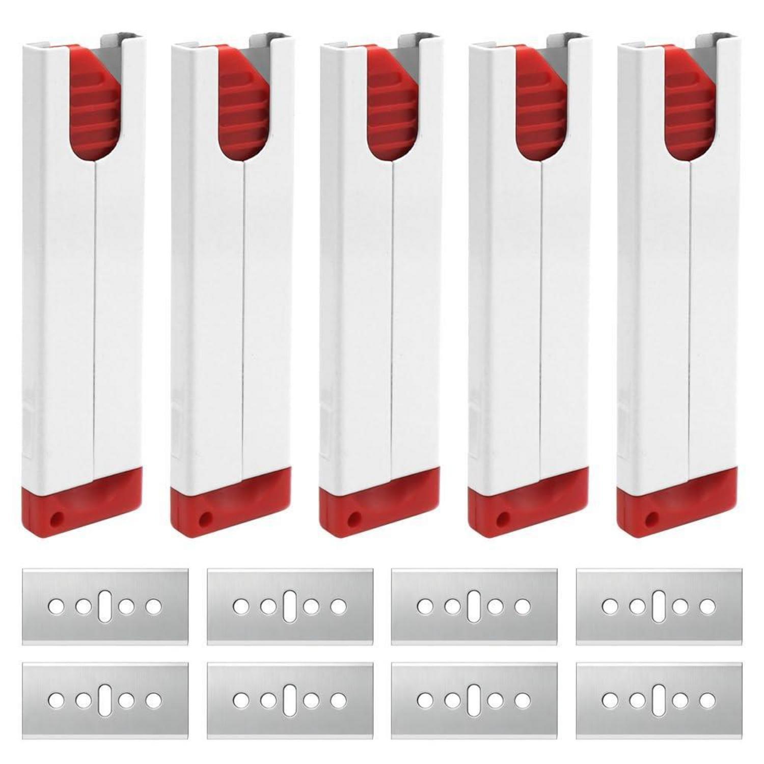 5x Sicherheits-cuttermesser Mit Klingeneinzug & 20 Ersatzklingen
