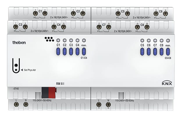 Theben Schaltaktor FIX2 Modul, KNX RM 8 I - 4940215