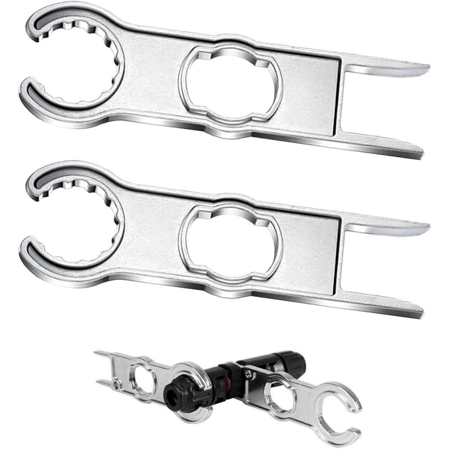 2x Mc4 Werkzeug Schraubenschlüssel Für Solarstecker, Zinklegierung, Leicht Und Tragbar