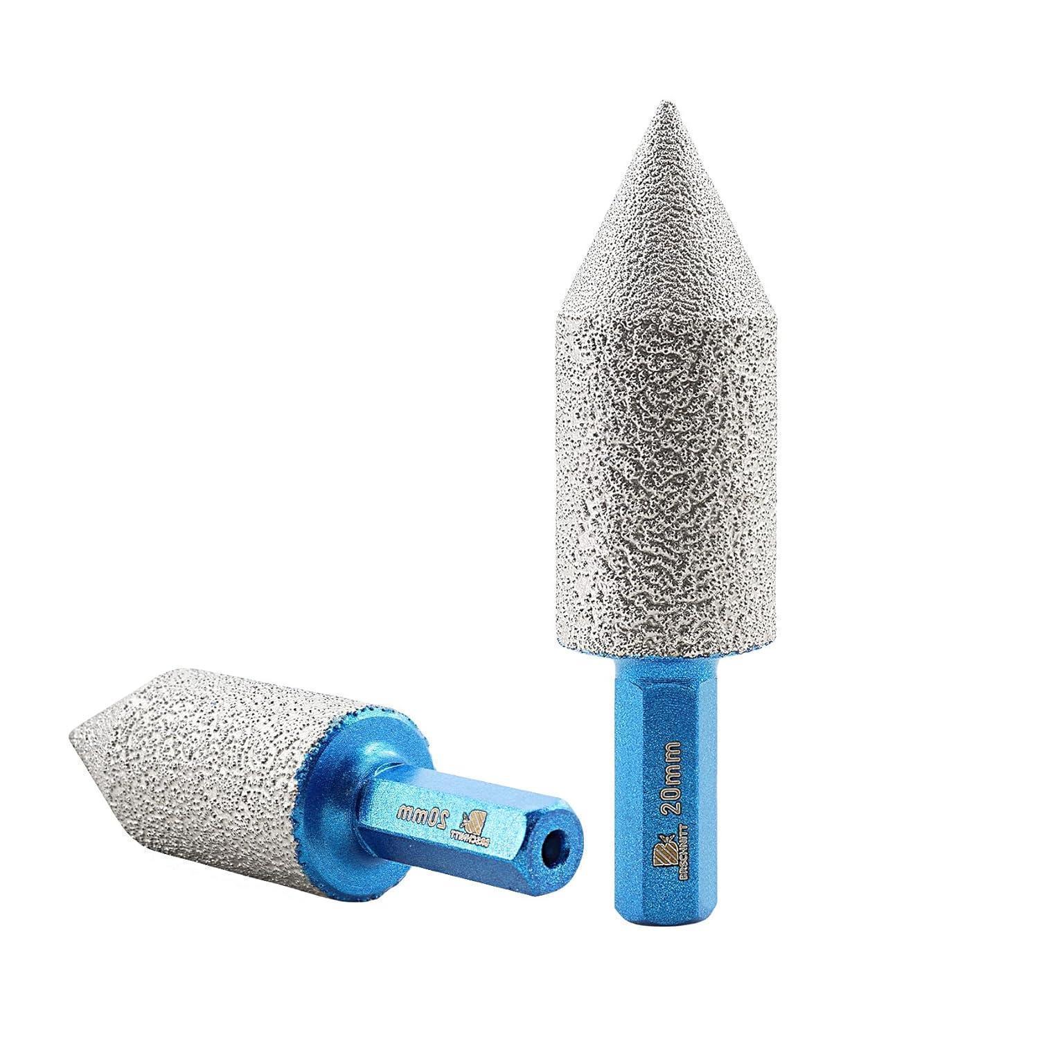 Diamant Fasenbohrer 20mm Für Fliesen Marmor Granit Mit Sechskantschaft (2 Stück)