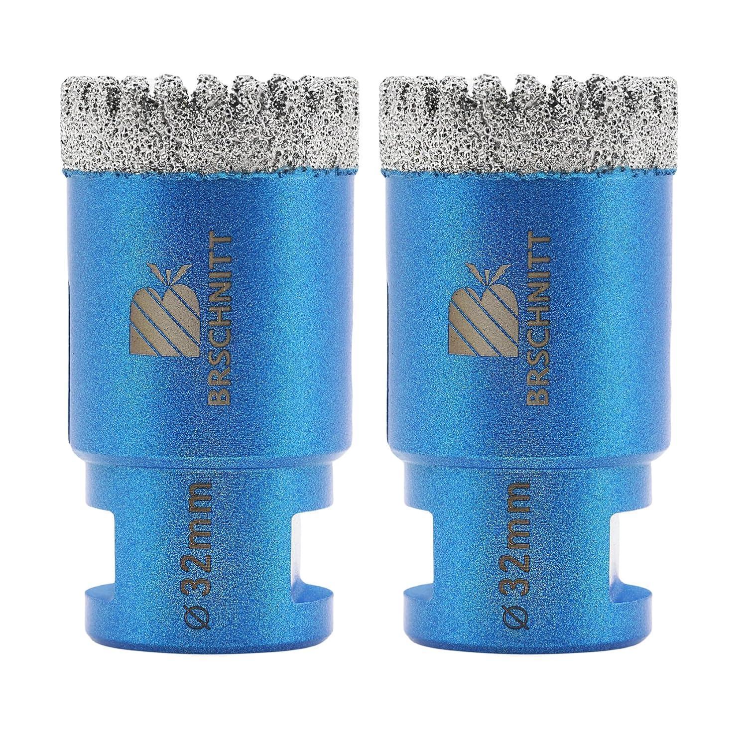 Diamant Fliesenbohrer 32mm M14 Lochsäge Für Porzellan Keramik Marmor Stein (2 Stück)