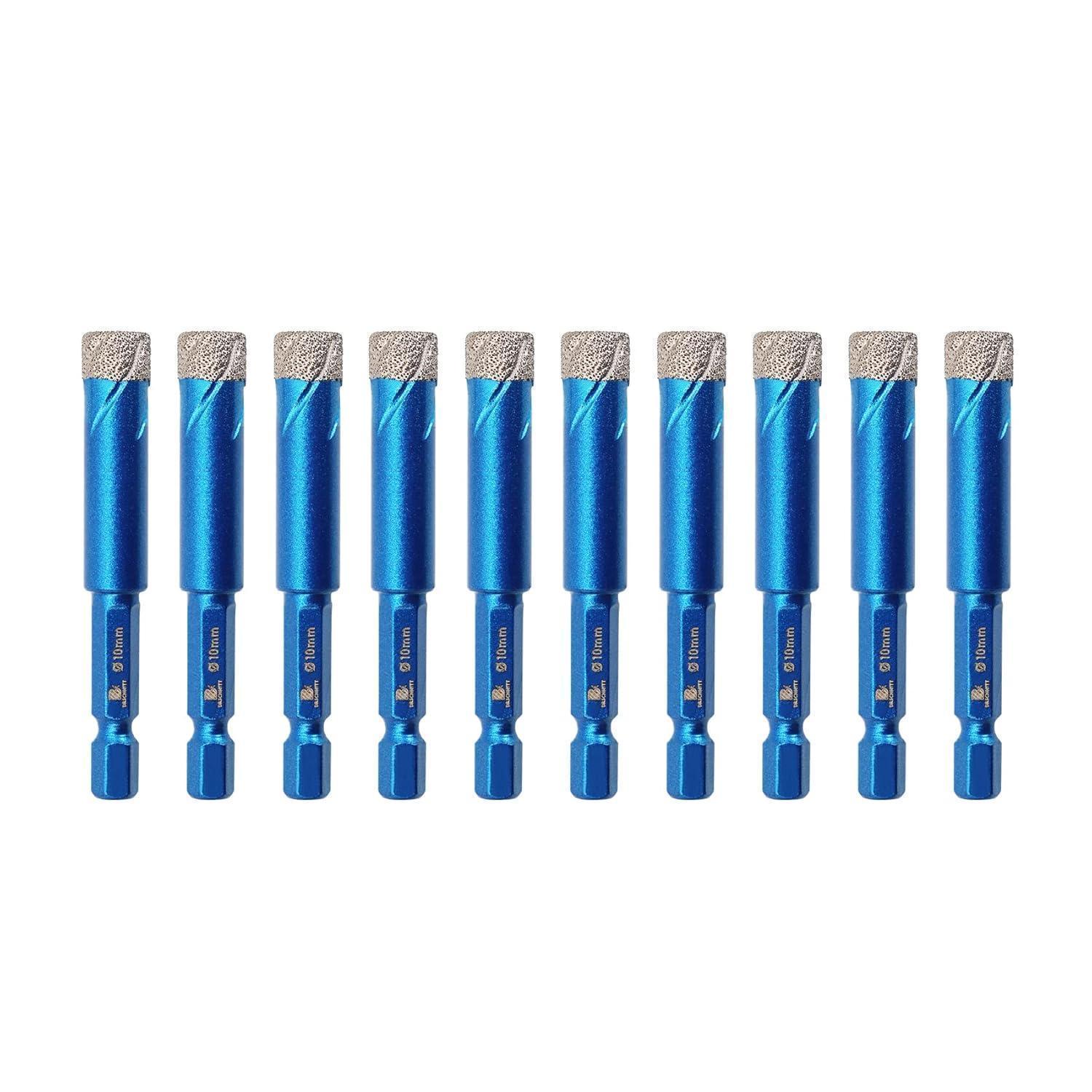 Diamantbohrer Set 10mm Für Fliesen, Keramik, Glas, Granit