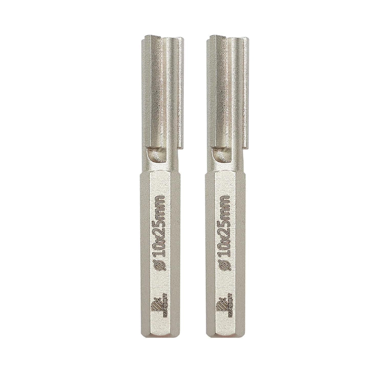 Hartmetall Fugenschneider 10x25mm Für Mörtel Und Klinker, 2 Stück, Sechskantschaft